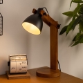 Atmosphera - Candeeiro de mesa KUBA 1xE14/25W/230V pinho