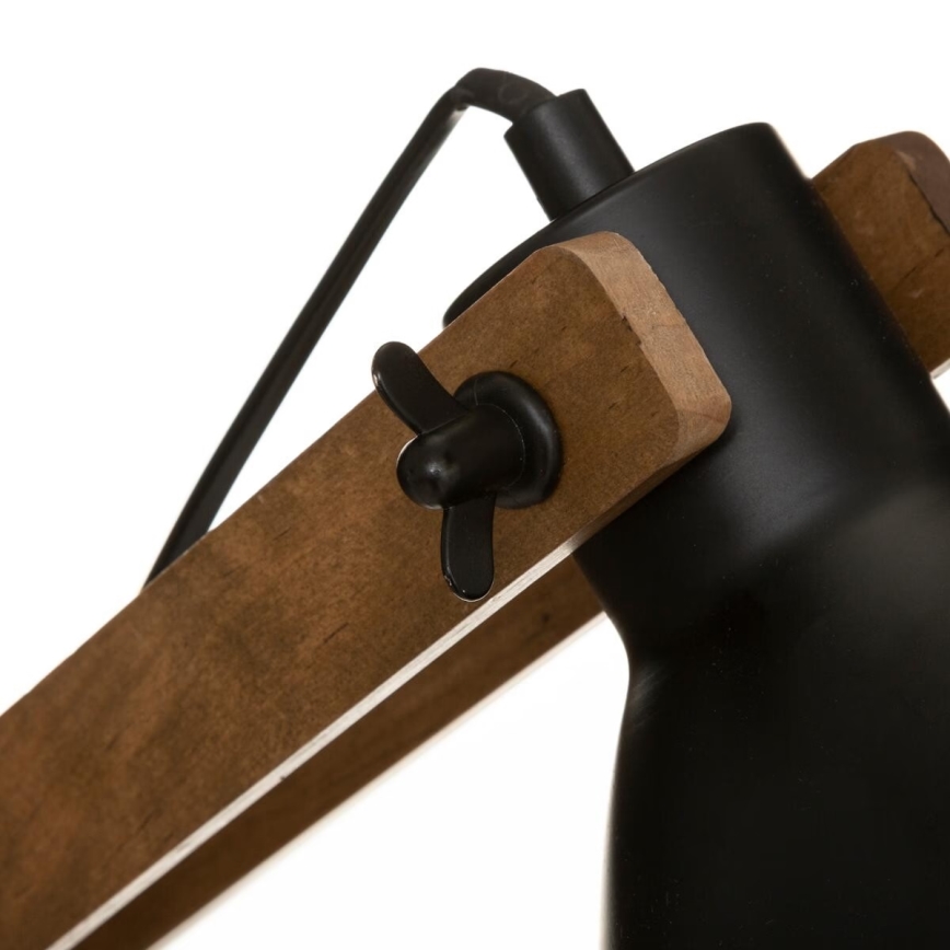 Atmosphera - Candeeiro de mesa KUBA 1xE14/25W/230V pinho