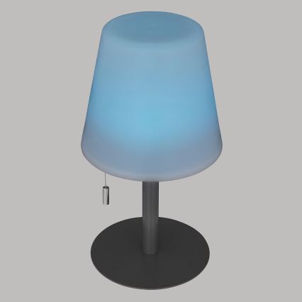 Atmosphera - Candeeiro de mesa LED RGBW para exterior ZACK LED/3,7V 1200 mAh IP44 preto