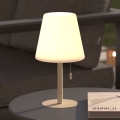 Atmosphera - Candeeiro de mesa LED RGBW para exterior ZACK LED/3,7V 1200 mAh IP44 bege