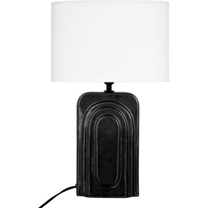 Atmosphera - Candeeiro de mesa MONIA 1xE14/60W/230V preto/branco