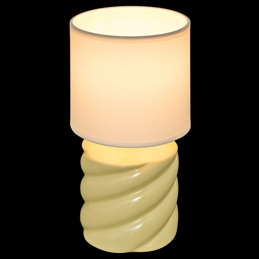 Atmosphera - Candeeiro de mesa NOLY 1xE14/40W/230V amarelo