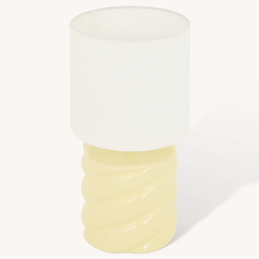 Atmosphera - Candeeiro de mesa NOLY 1xE14/40W/230V amarelo