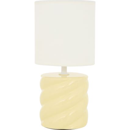 Atmosphera - Candeeiro de mesa NOLY 1xE14/40W/230V amarelo