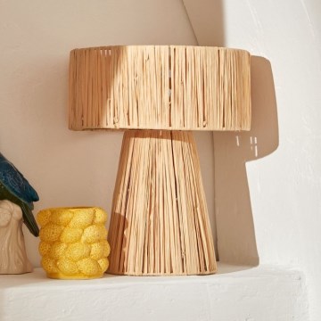 Atmosphera - Candeeiro de mesa ORANE 1xE27/40W/230V juta