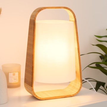 Atmosphera - Candeeiro de mesa REX 1xE14/40W/230V bambu