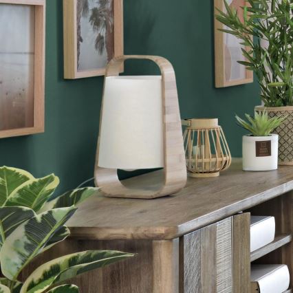 Atmosphera - Candeeiro de mesa REX 1xE14/40W/230V bambu