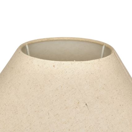 Atmosphera - Candeeiro de mesa SEIYA 1xE27/60W/230V castanho/bege