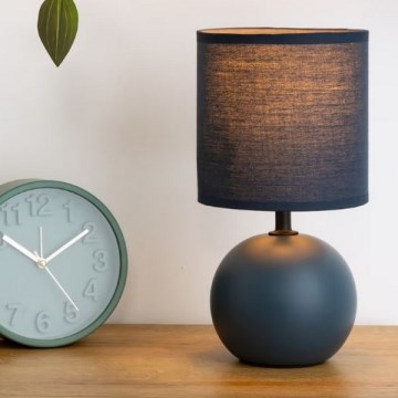 Atmosphera - Candeeiro de mesa TIMÉO 1xE14/60W/230V azul escuro