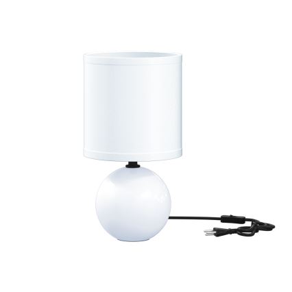 Atmosphera - Candeeiro de mesa TIMÉO 1xE14/60W/230V branco brilhante