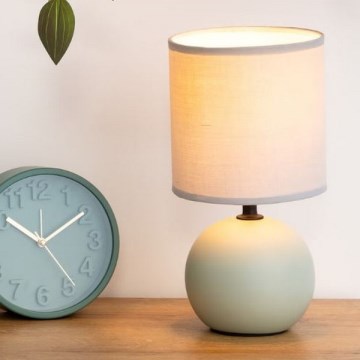 Atmosphera - Candeeiro de mesa TIMÉO 1xE14/60W/230V cinzento