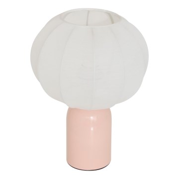 Atmosphera - Candeeiro de mesa TOBIE 1xE27/60W/230V rosa