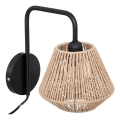 Atmosphera - Candeeiro de parede JILY 1xE27/40W/230V juta