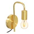 Atmosphera - Candeeiro de parede KELI 1xE27/40W/230V dourado