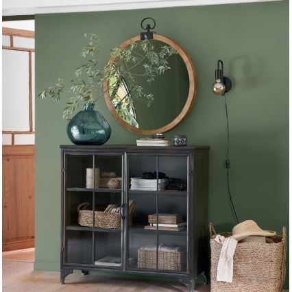 Atmosphera - Candeeiro de parede KELI 1xE27/40W/230V preto