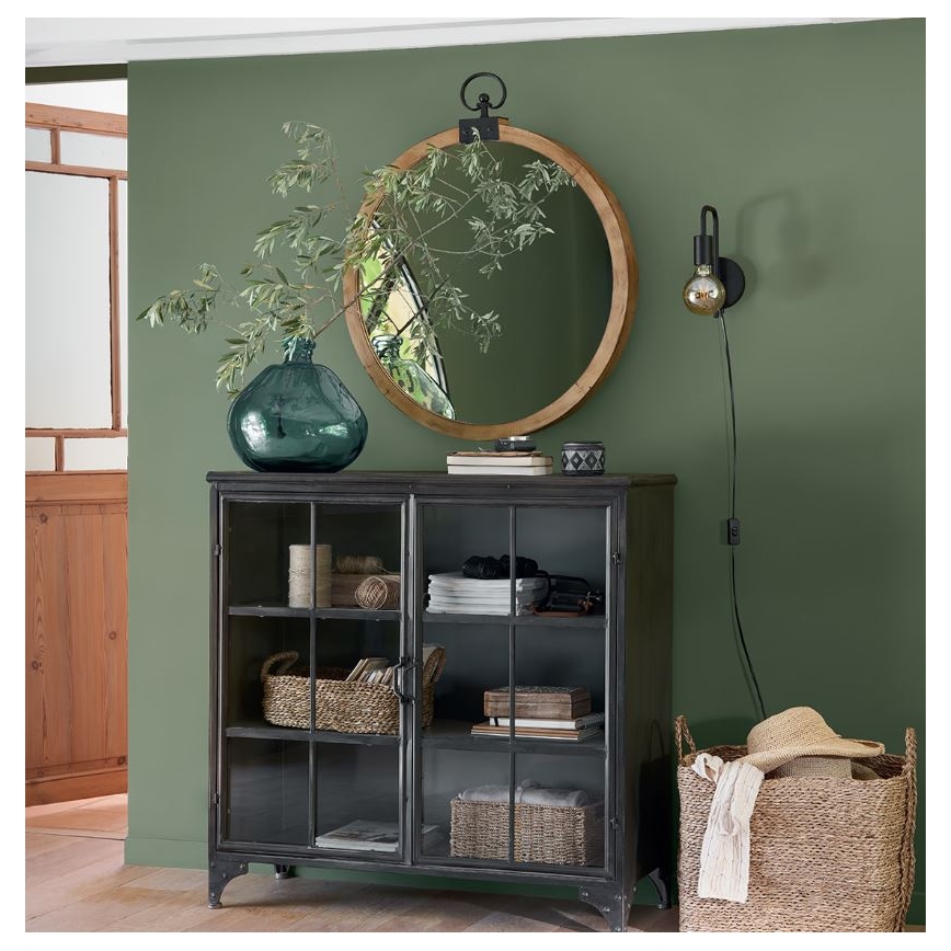 Atmosphera - Candeeiro de parede KELI 1xE27/40W/230V preto