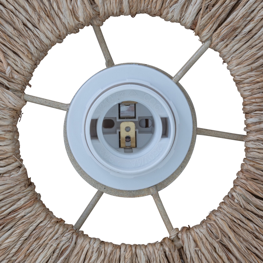 Atmosphera - Candeeiro suspenso ALARA 1xE27/40W/230V juta