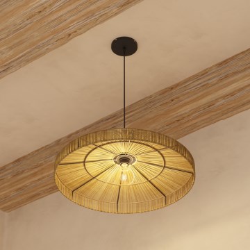 Atmosphera - Candeeiro suspenso BELLAMY 1xE27/40W/230V juta