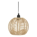 Atmosphera - Candeeiro suspenso CAREN 1xE27/40W/230V juta