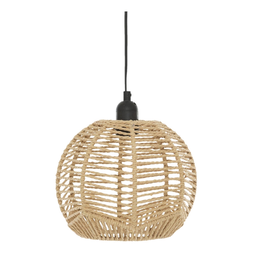 Atmosphera - Candeeiro suspenso CAREN 1xE27/40W/230V juta