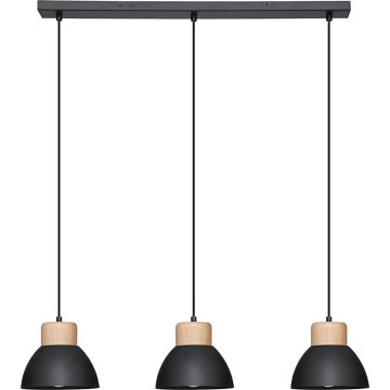 Atmosphera - Candeeiro suspenso DESY 1xE27/40W/230V pinho