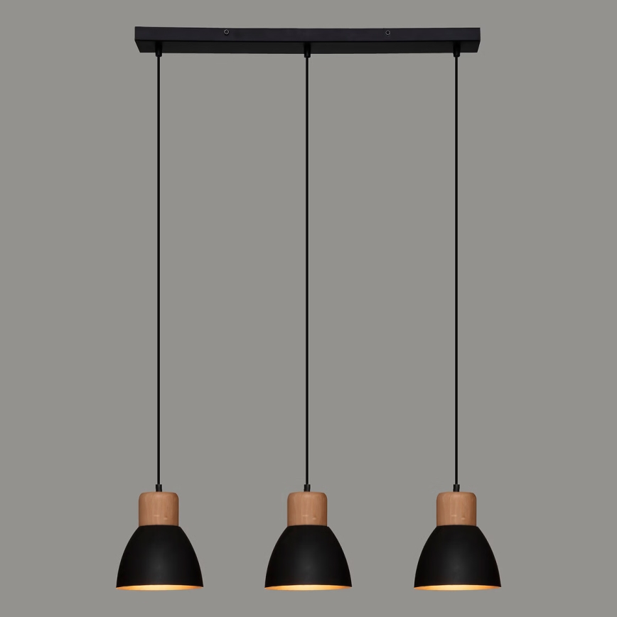 Atmosphera - Candeeiro suspenso DESY 1xE27/40W/230V pinho