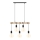Atmosphera - Candeeiro suspenso JAKE 5xE27/40W/230V pinho