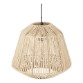 Atmosphera - Candeeiro suspenso JILY 1xE27/40W/230V juta bege
