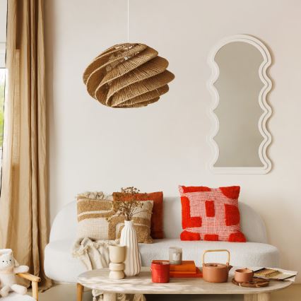 Atmosphera - Candeeiro suspenso OZAN 1xE27/40W/230V juta