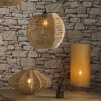 Atmosphera - Candeeiro suspenso RANA 1xE27/40W/230V vime