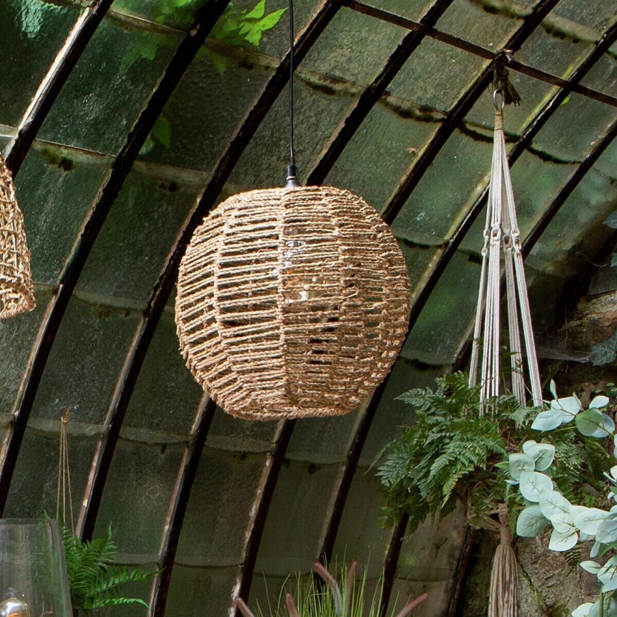 Atmosphera - Candeeiro suspenso RANA 1xE27/40W/230V vime