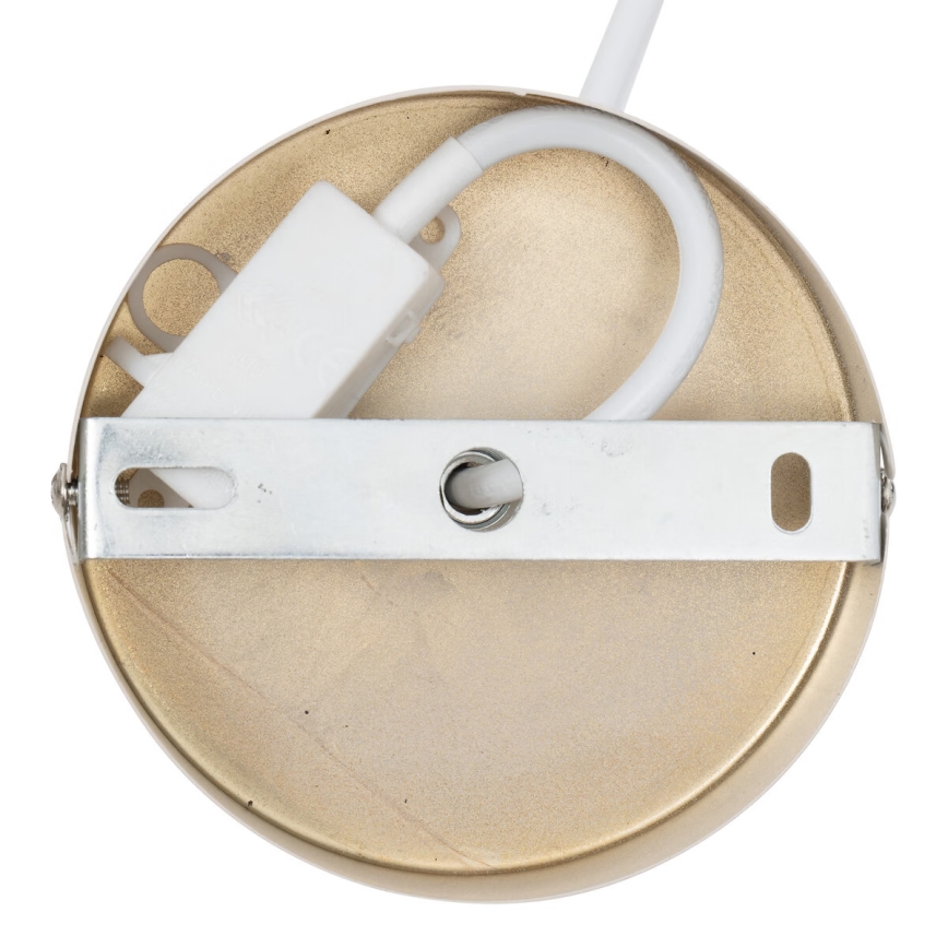 Atmosphera - Candeeiro suspenso SAVIO 1xE27/40W/230V bege