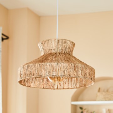 Atmosphera - Candeeiro suspenso ZELIA 1xE27/40W/230V juta