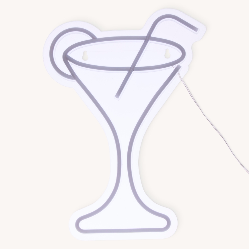 Atmosphera - Decoração de parede em neon LED COCTAIL LED/5V