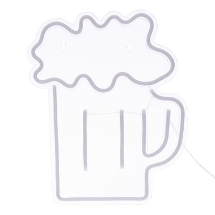 Atmosphera - decoração de parede neon LED BEER LED/5V