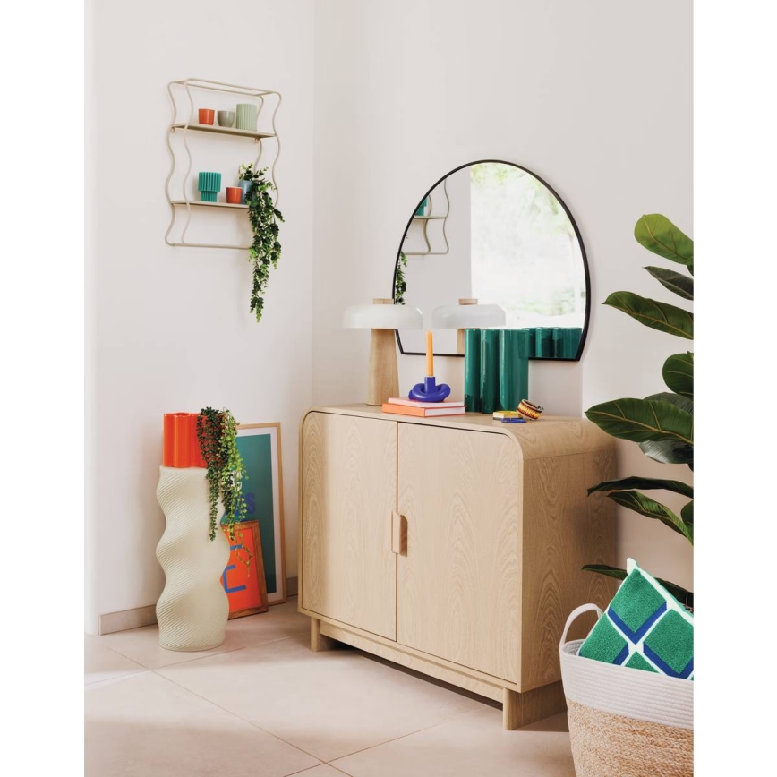 Atmosphera - Espelho de parede ALICE 65x90 cm preto