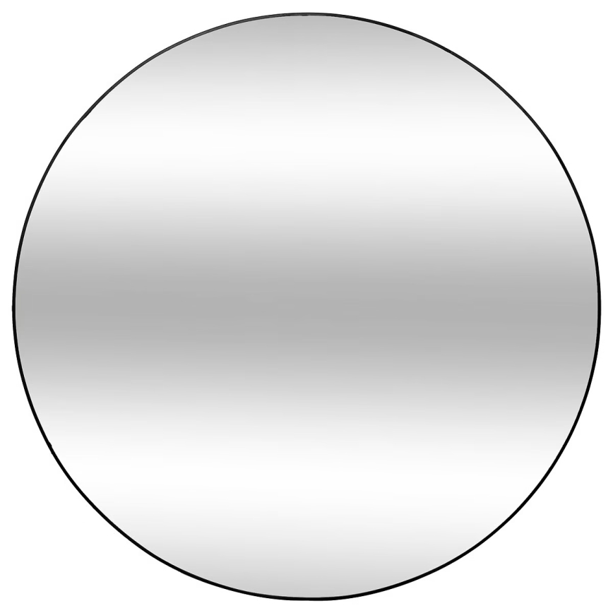 Atmosphera - Espelho de parede ALICE diâmetro 110 cm preto