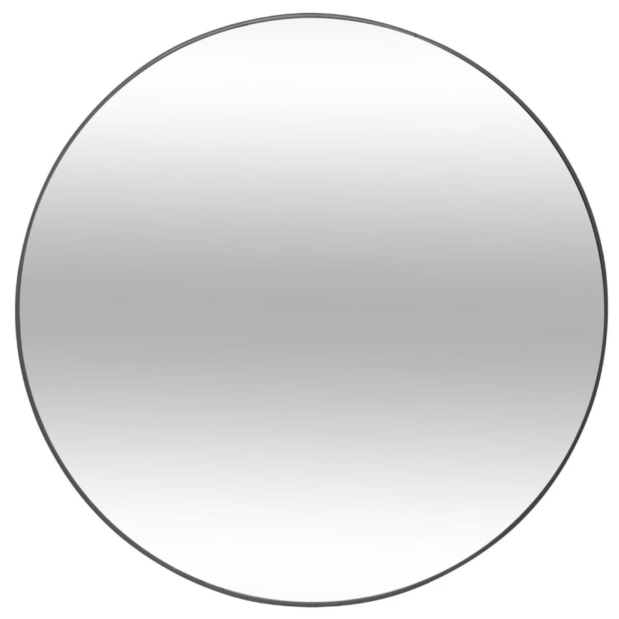 Atmosphera - Espelho de parede ALICE diâmetro 76 cm preto