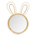 Atmosphera - Espelho de parede infantil RABBIT 37x24 cm bambu
