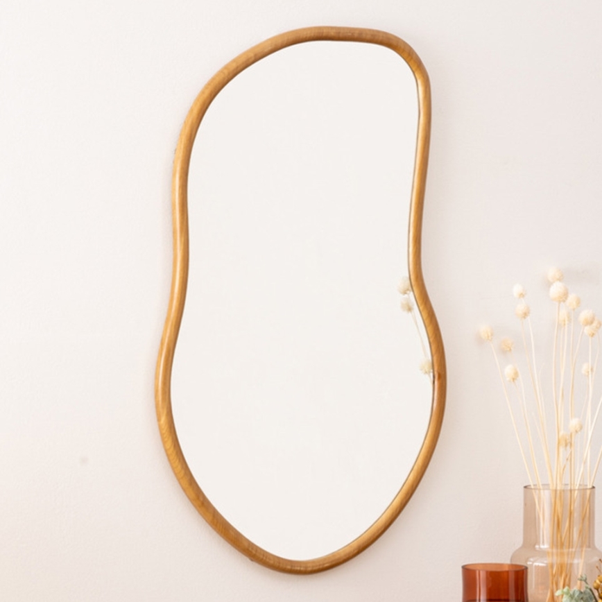 Atmosphera - Espelho de parede LIVIA 75x45 cm paulownia