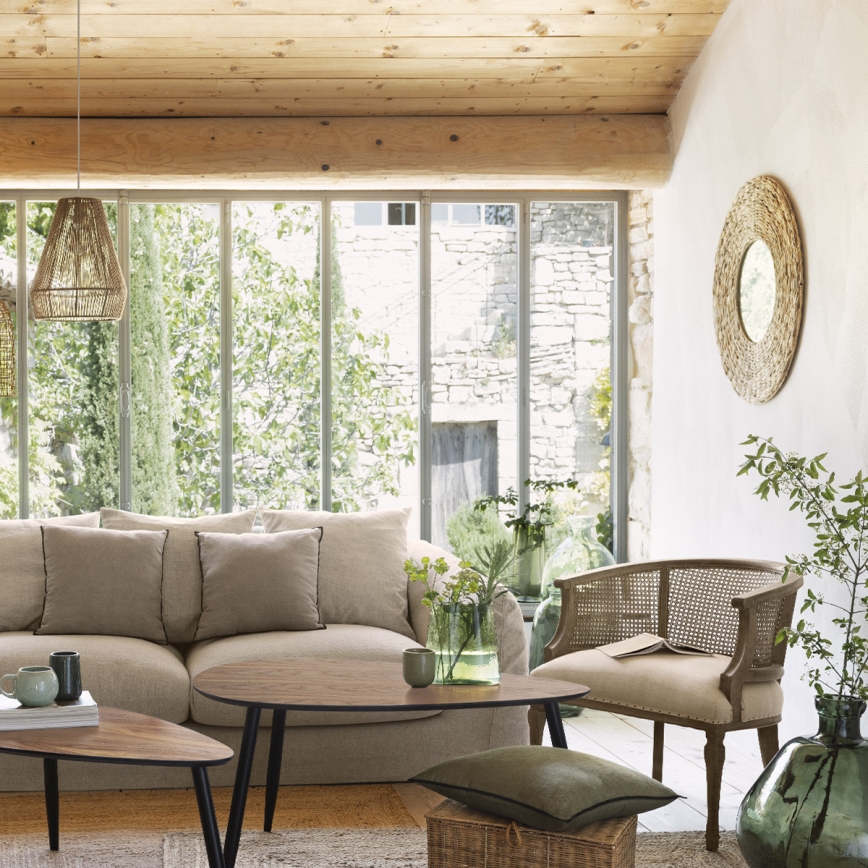 Atmosphera - Espelho de parede LORENA diâmetro 75 cm Jacinto-diâmetro-água