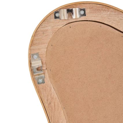 Atmosphera - Espelho de parede MAGGIE 100x70 cm em rattan