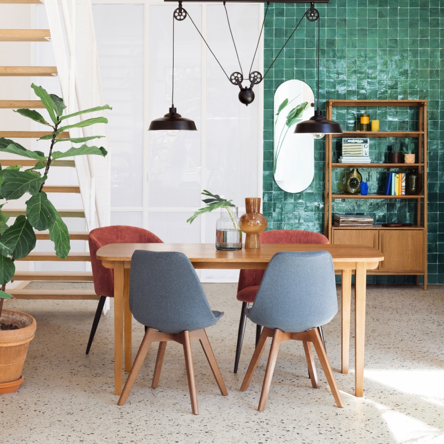 Atmosphera - Espelho de parede SELENA 112x40 cm preto