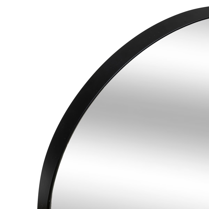 Atmosphera - Espelho de parede SELENA 112x40 cm preto