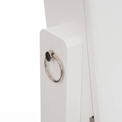 Atmosphera - Espelho de Pé com Porta-Jóias KRISTIN 146,8x37 cm branco