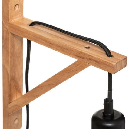 Atmosphera - Iluminação de parede WILD 1xE27/25W/230V pinho