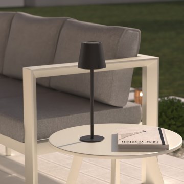Atmosphera - Lâmpada de mesa exterior recarregável com toque, LED regulável CODY LED/5V 2400 mAh IP44