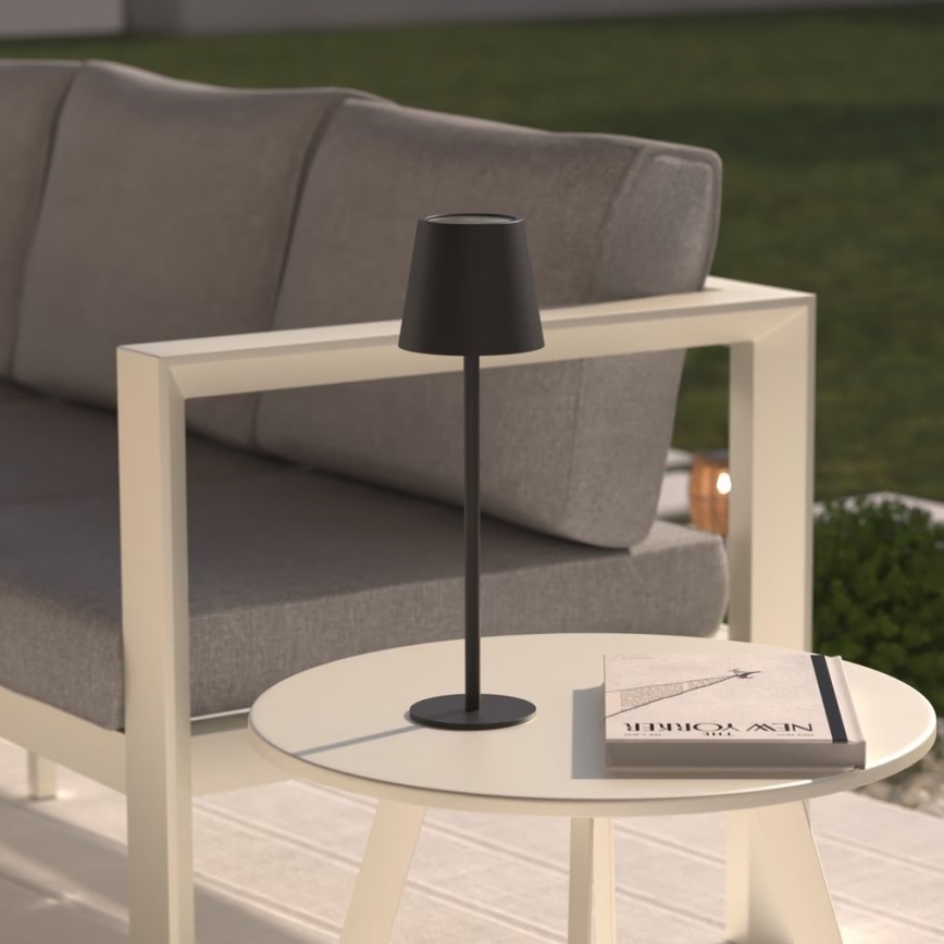 Atmosphera - Lâmpada de mesa exterior recarregável com toque, LED regulável CODY LED/5V 2400 mAh IP44