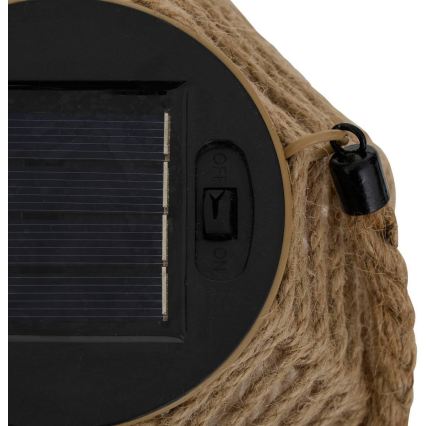 Atmosphera - Lanterna solar LED GINA LED/1,2V 800 mAh IP44 juta