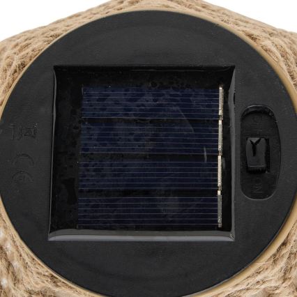 Atmosphera - Lanterna solar LED GINA LED/1,2V 800 mAh IP44 juta